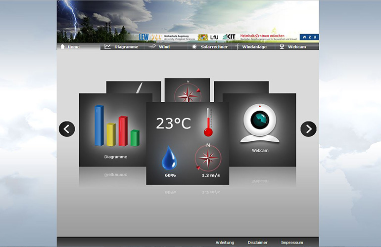 Website - Wetterstation